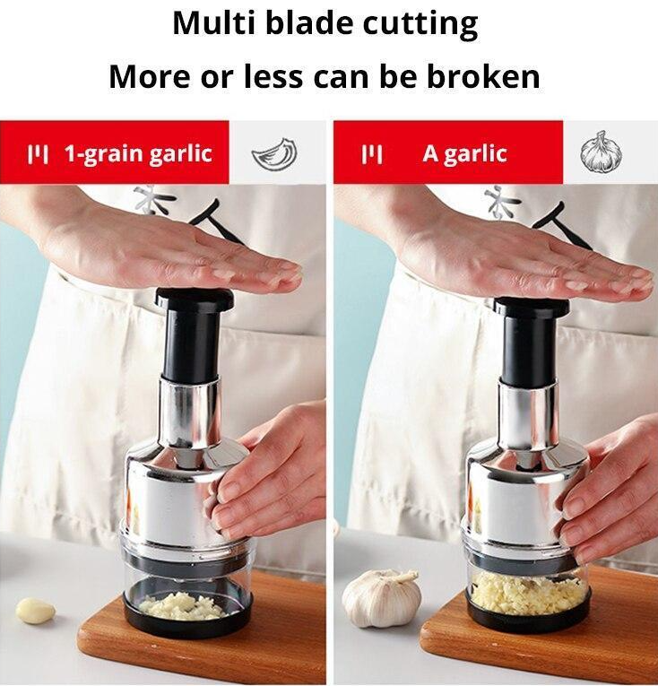 Vegetable Fruit Salad Hand Chopper Cutter Onion Garlic Food Slicer Dicer Peeler
